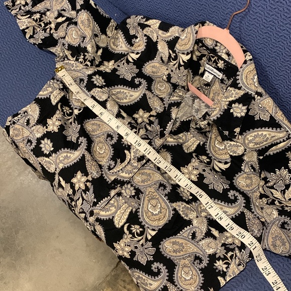 Croft&Barrow Paisley Blouse - Picture 6 of 7